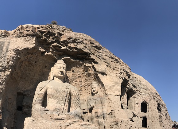 Yungang Grottoes in Datong city