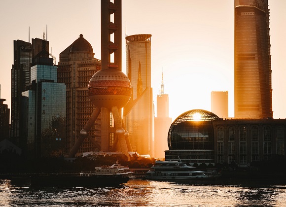 Sunset view of the Bund