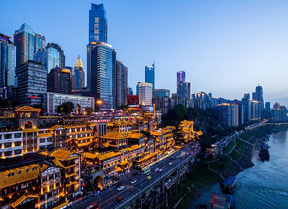 Hongya Cave in Chongqing