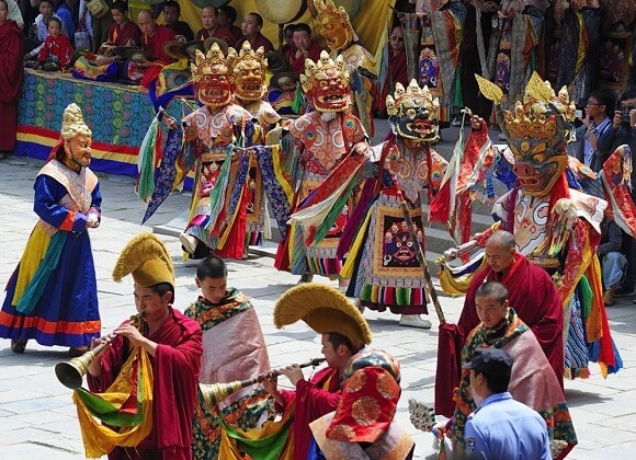 People at the festival