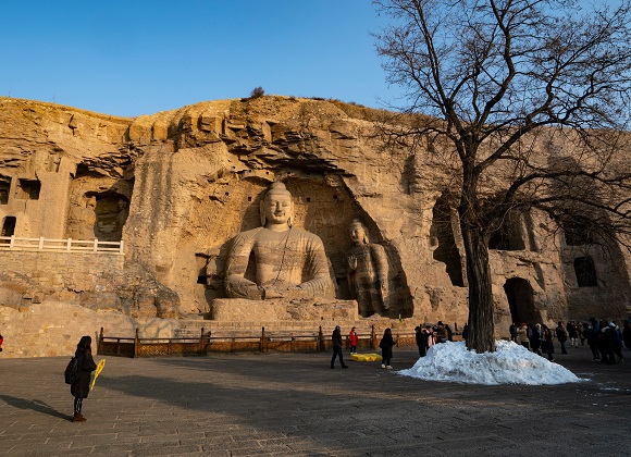 Yungang Grottoes in Datong