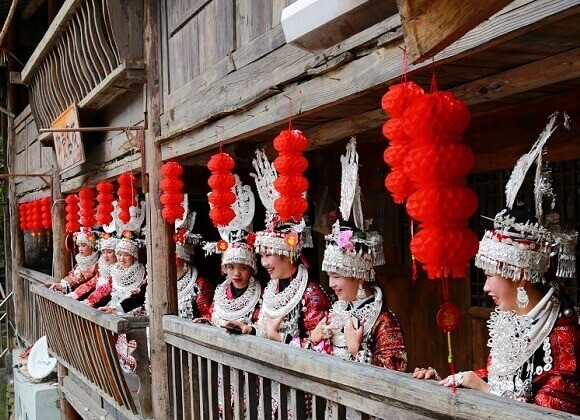 Guizhou Miao girls